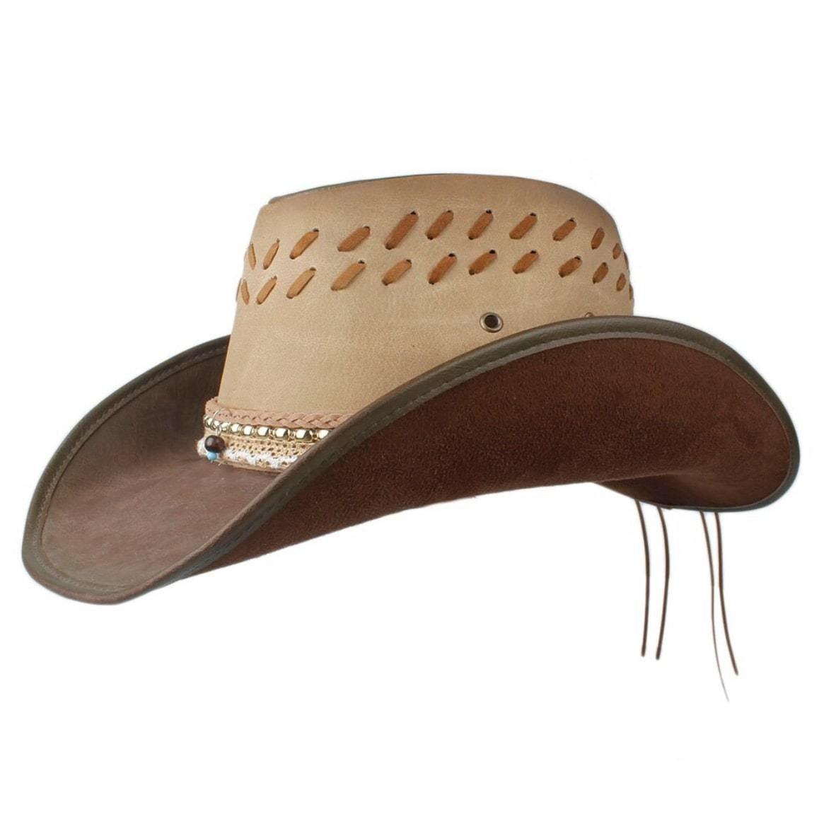 Leather Western Hat